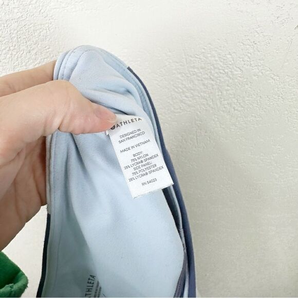 Athleta Two Toned Blue Soft Leggings Size Small - Picture 8 of 8